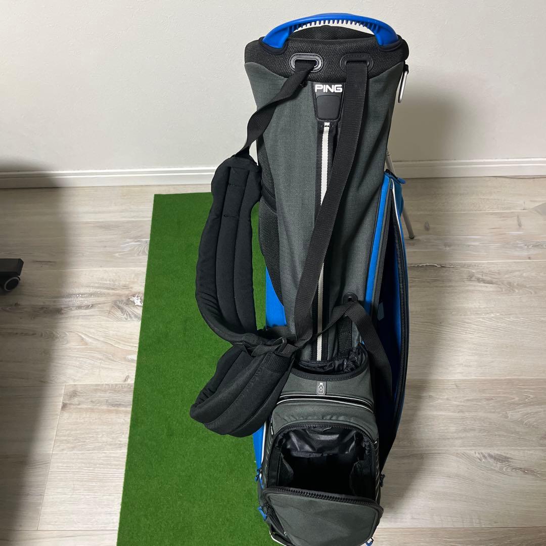 PING スタンドバッグ 青