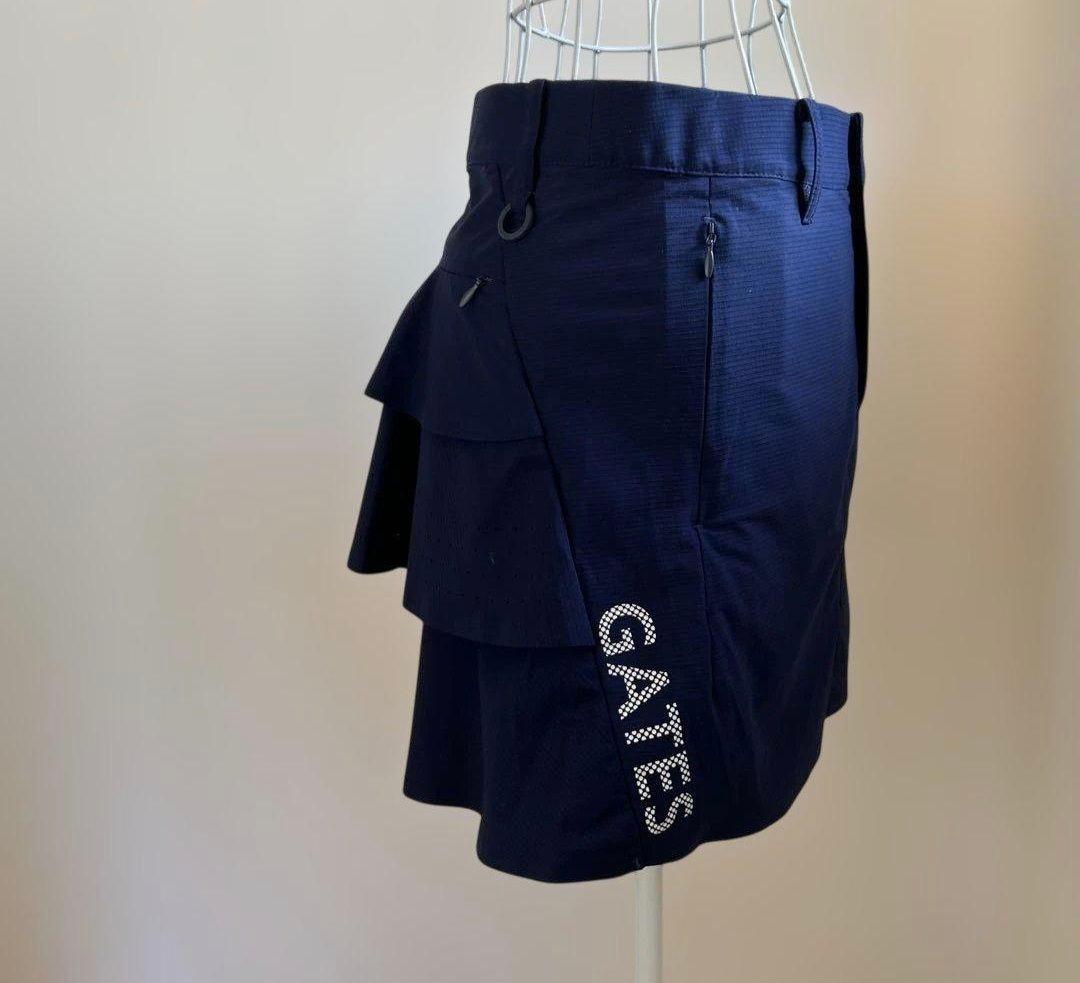 PEARLY GATES パーリーゲイツ　バックフリルスカート