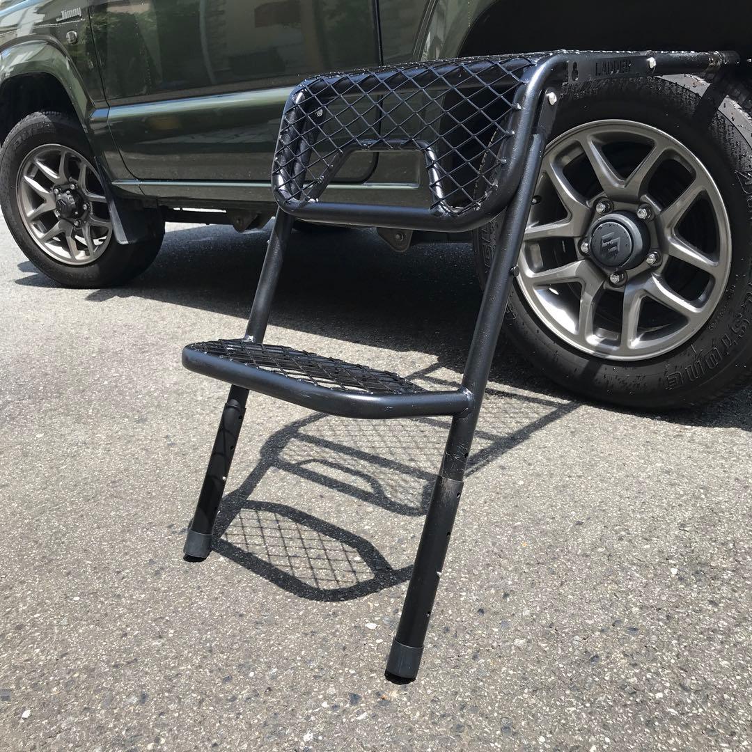 折りたたみステップスツール タイヤテーブル キャンプ用 usedです