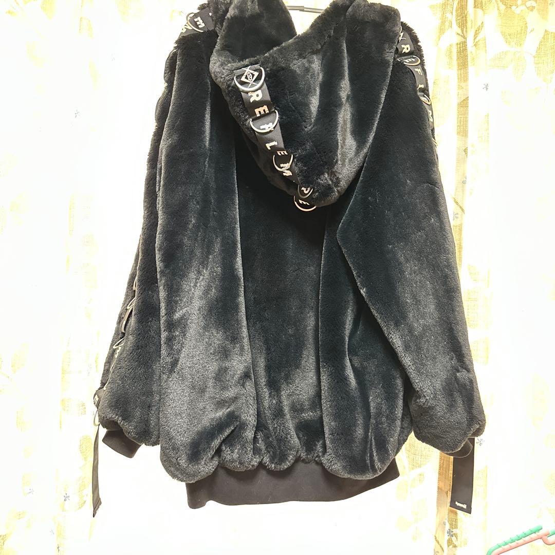 REFLEM /レフレム ボアジャケット フード付き