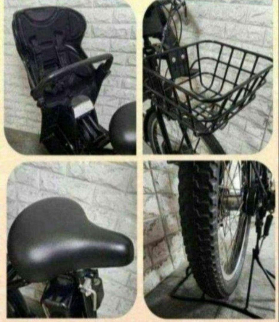 ✨パパ・ママ人気商品！✨美品✨室内保管✨純正シート✨ビッケグリ子供乗せ電動自転車