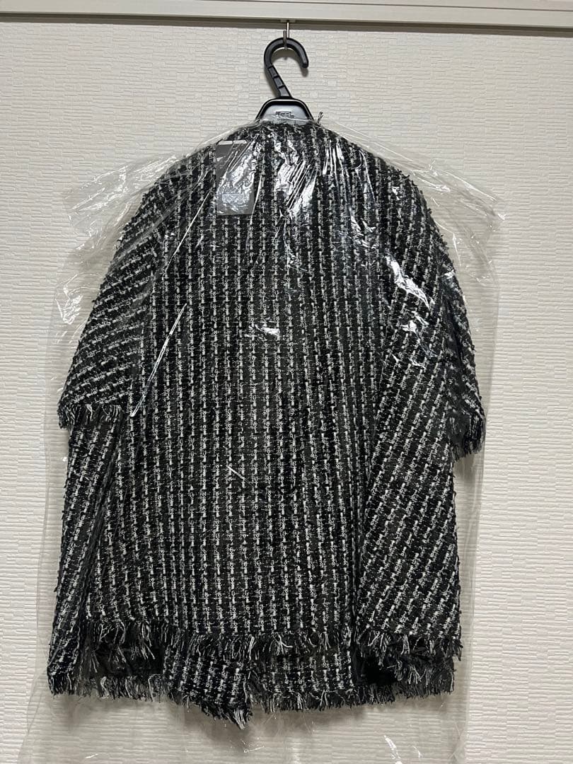 【新品】ツイードケープジャケット