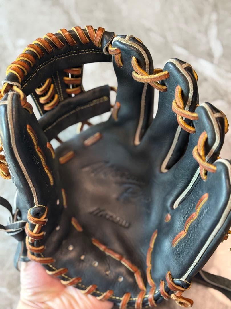 MizunoPro 内野用 硬式野球グローブ 黒