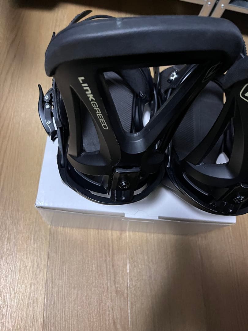 LINKGREED スノーボードビンディング Sサイズ ブラック