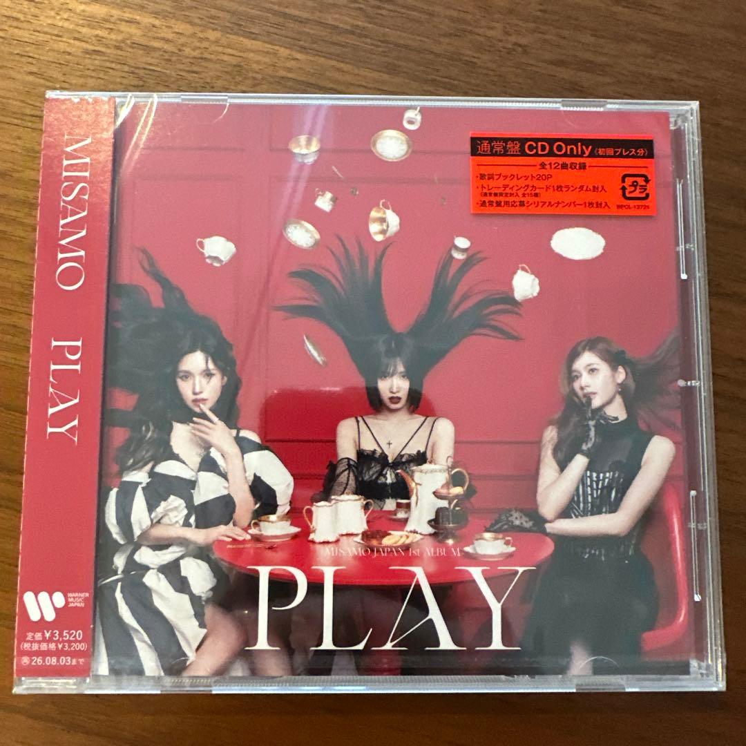 MISAMO “PLAY” トレカ,シリアルナンバー付