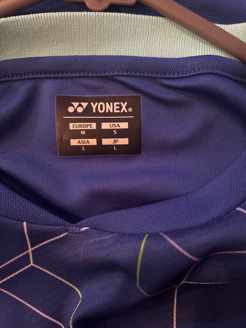 YONEX バドミントンウェア L 青