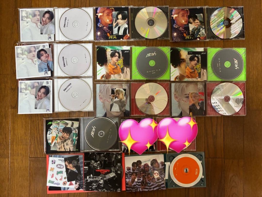 ENHYPEN CD メモリーズ　雑誌　アクスタ　スローガン（ニキ）まとめ売り