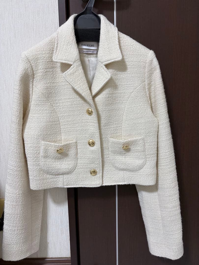 む*♡様 【値下げ中!!】クラシックツイードジャケット eimy istoire