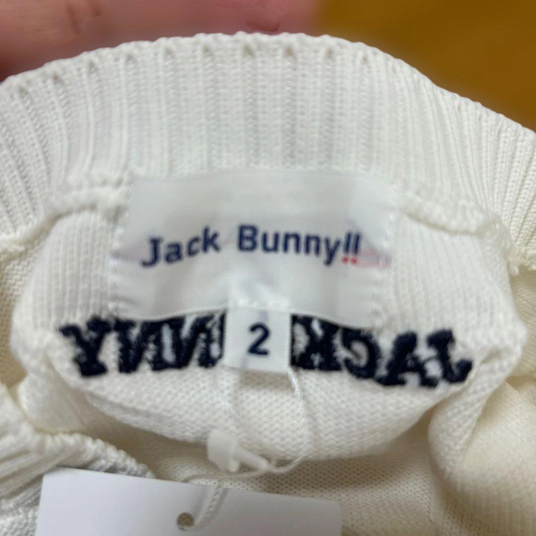 ★新品タグ付き JACKBUNNY ノースリーブニット ホワイト サイズ2★