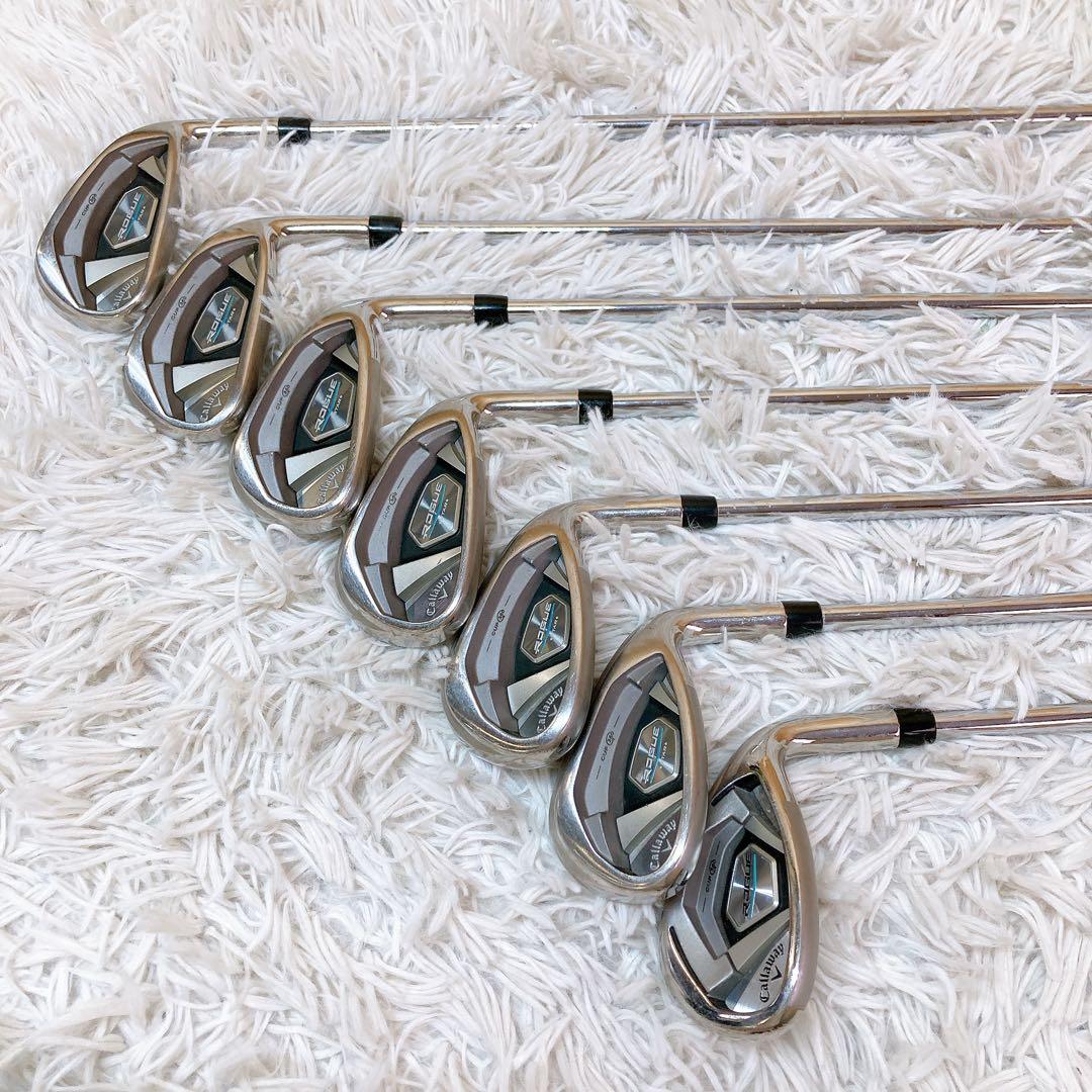callaway rogue star アイアン　7本セット　6-9,p,a,s