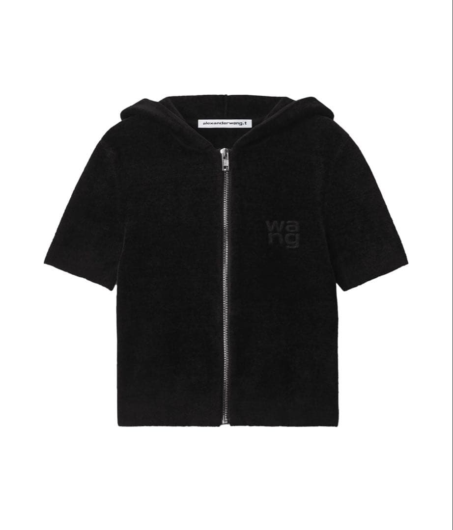 alexanderwang 半袖ベロアパーカー アレキサンダーワン