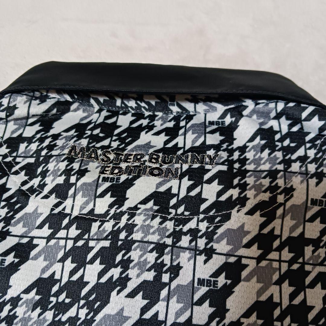 マスターバニー　ポロシャツ　新品　ゴルフウェア　ハウンドトゥース　M