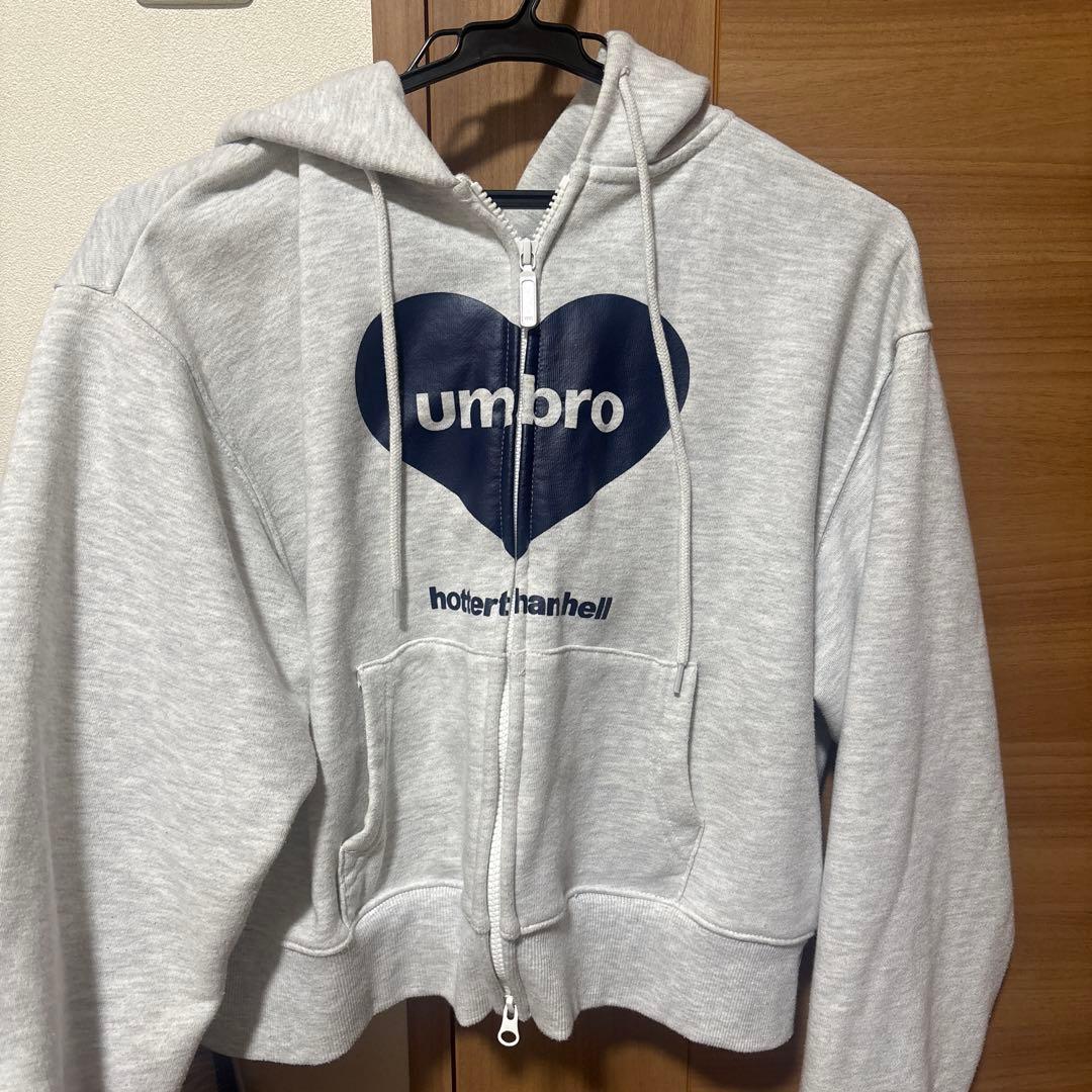 HTH umbro zip hoodie 即完売 アンブロコラボ パーカー