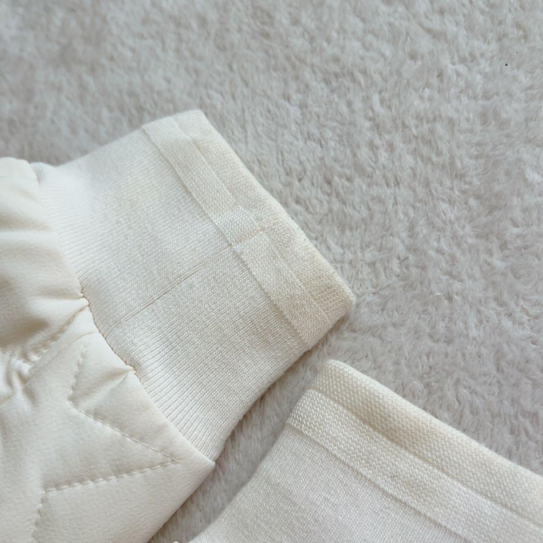 パーリーゲイツ　星柄　キルト 中綿 コート ジャケット 白　ホワイト