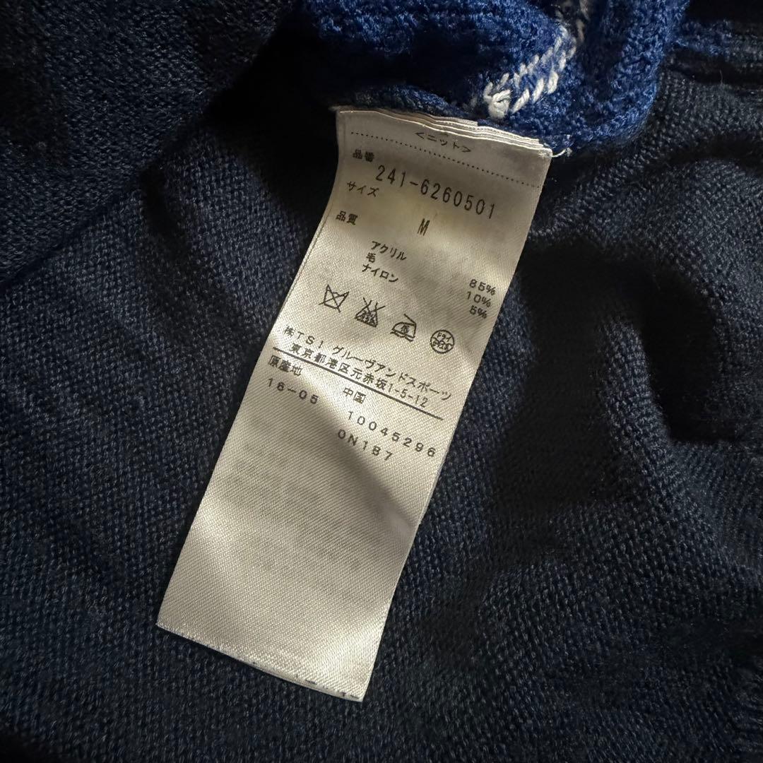 m3440 callaway ダブルジップ　ジャケット　ニット M