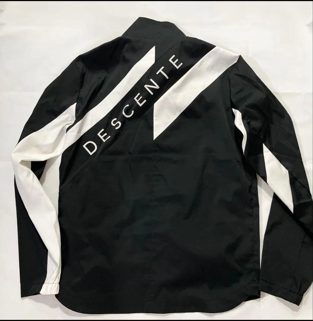 美品 デサント ゴルフ ライジングデザイン ウインドジャケット L