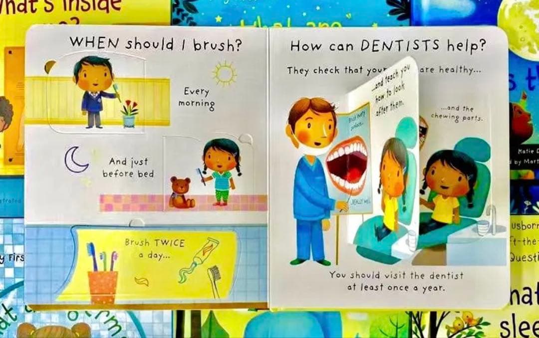 Usborne Very First Q&A 英語仕掛け絵本ボードブック15冊