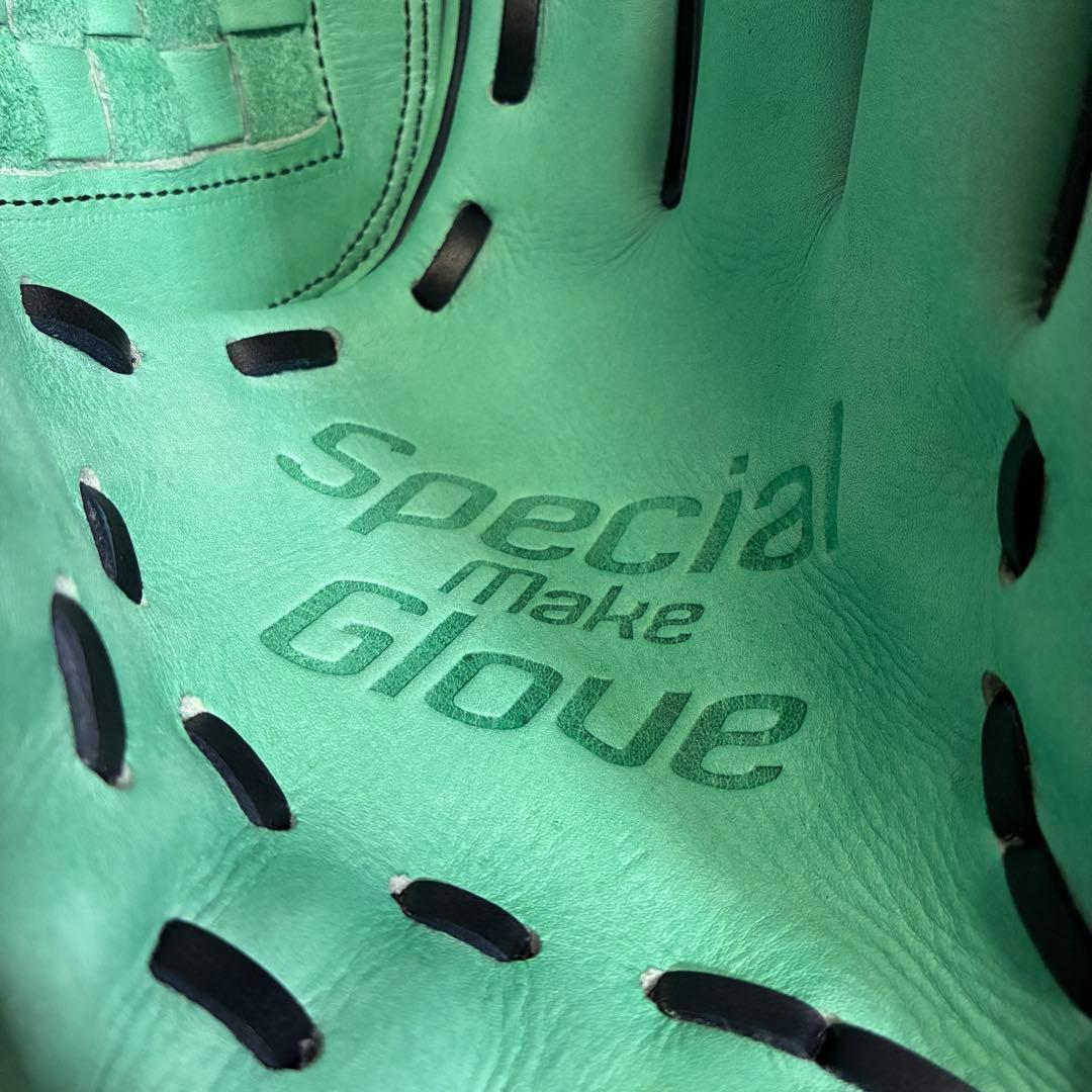 【未使用級】SSK 限定 一般軟式グローブ オールラウンド グリーン ネイビー