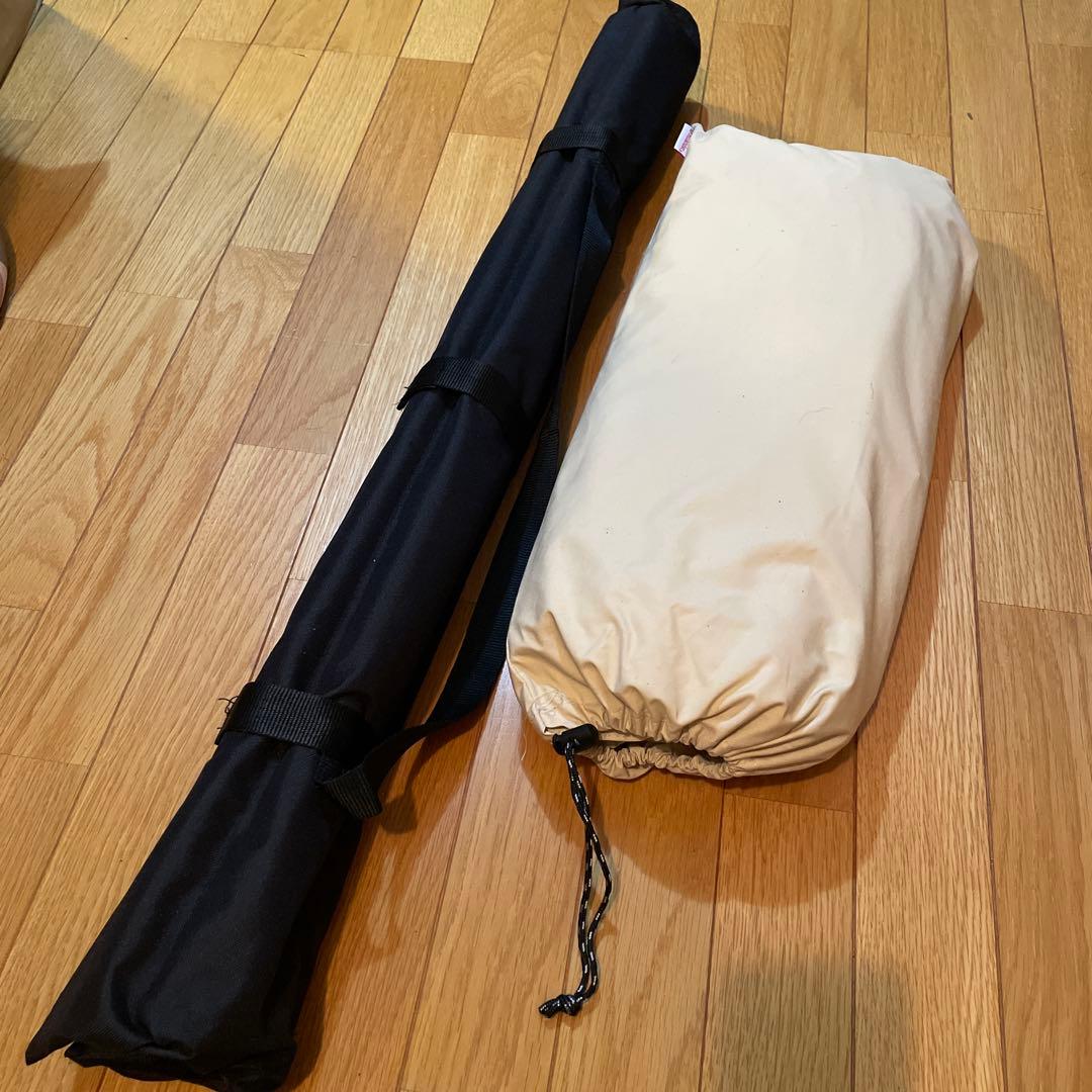 ハイランダー　トラピゾイドタープ tc ウッドポール　セット