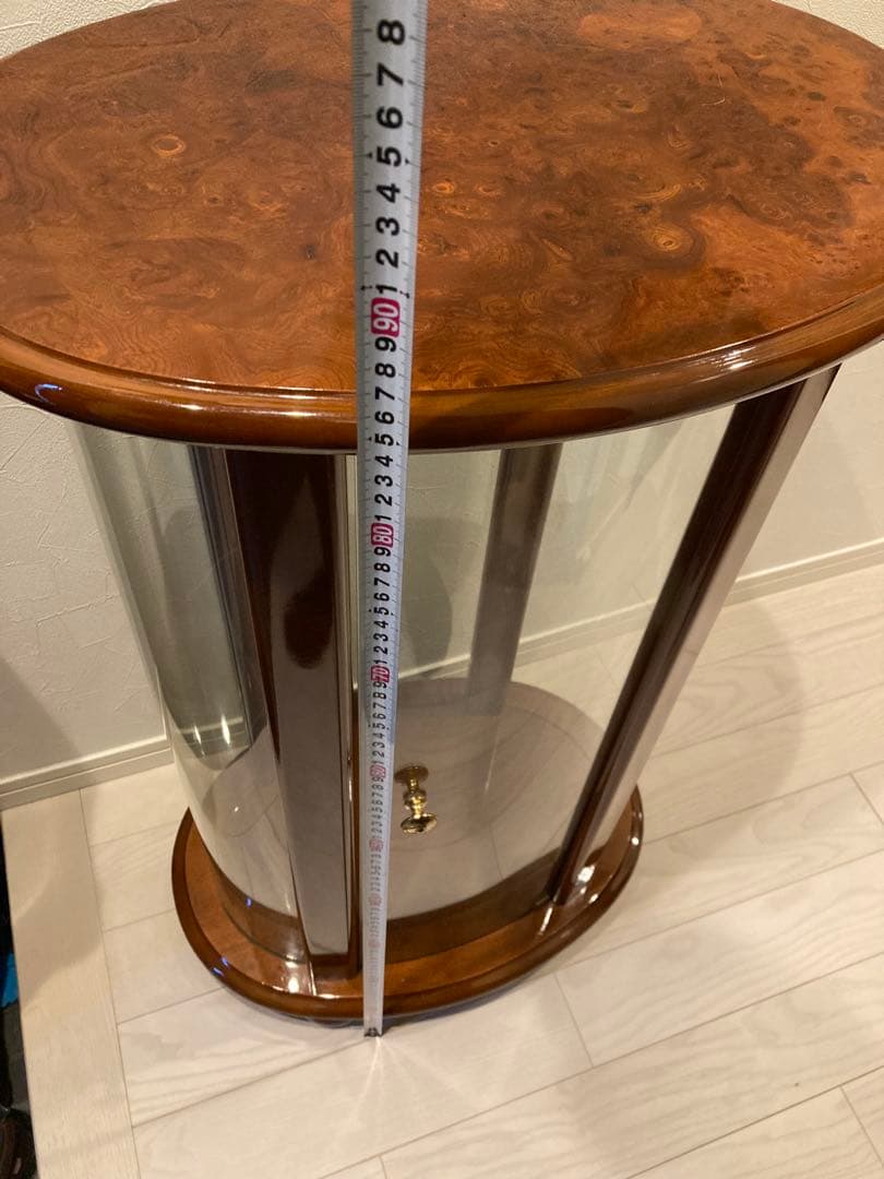 直接引取限定　オーバル型ガラスディスプレイケース