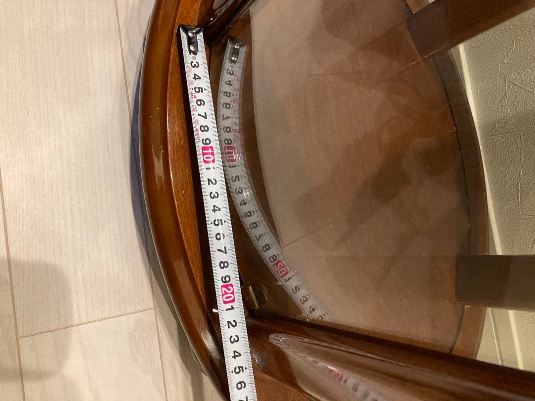 直接引取限定　オーバル型ガラスディスプレイケース