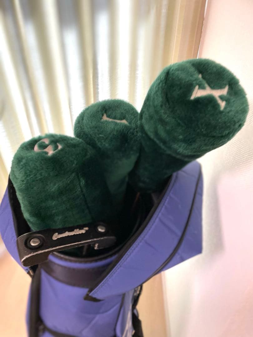 キャディバック＆クラブセットPEARLY GARESアイアン＆パター　レディース