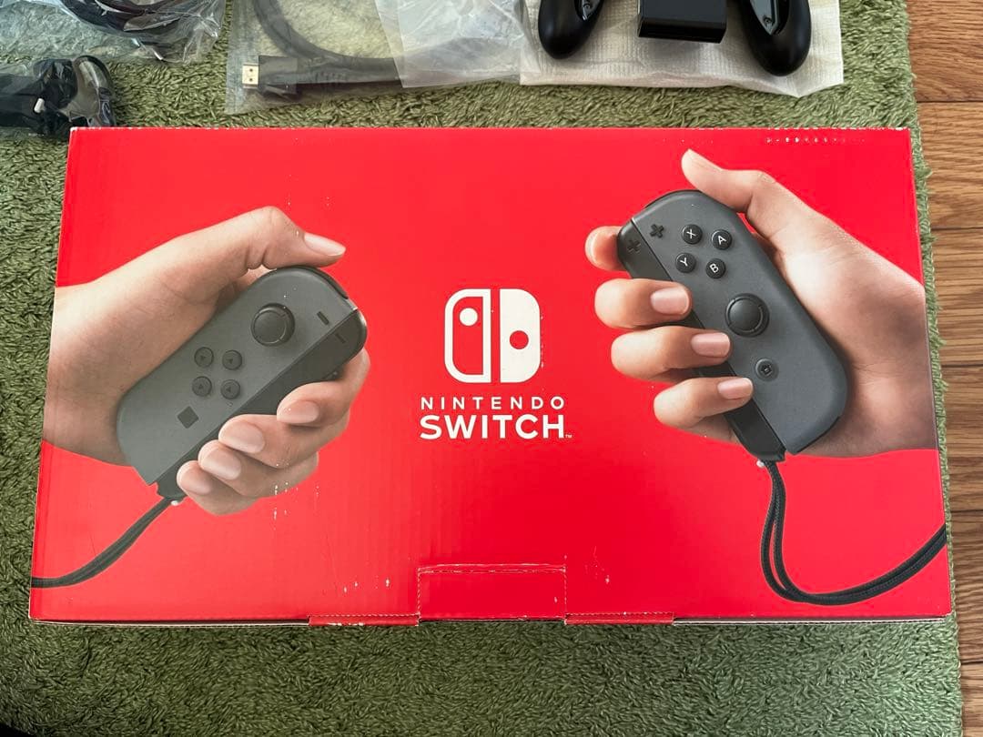 Nintendo Switch グレー 本体 オリジナルボックス付き