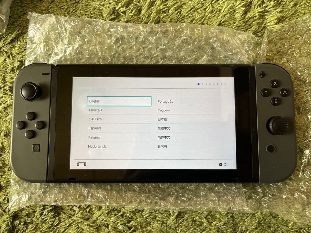 Nintendo Switch グレー 本体 オリジナルボックス付き