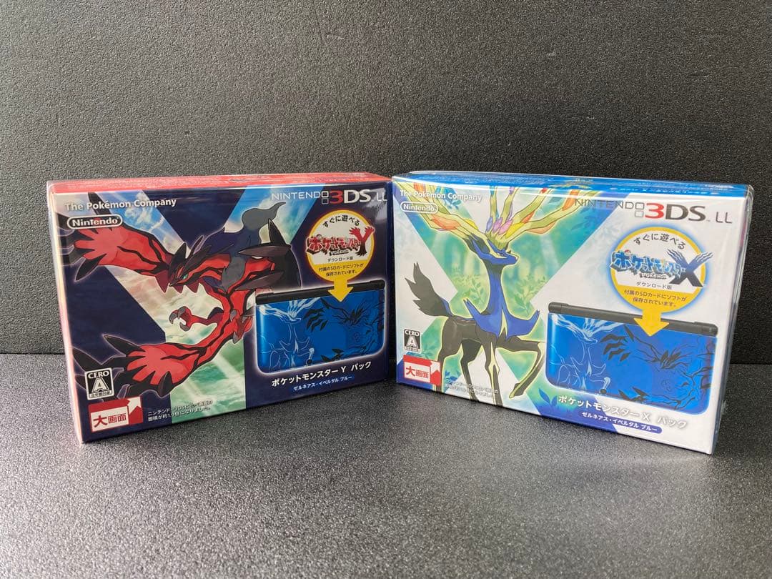 新品未開封 3DS LLポケットモンスターX Y ゼルネアス イベルタル セット