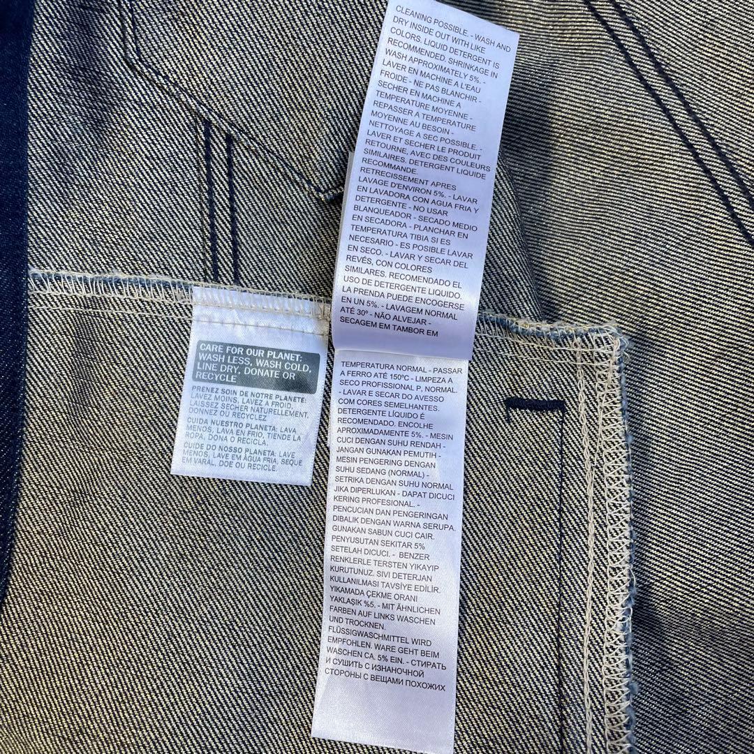 美品 濃紺 リジットリーバイス Levis 3rd サード メンズ M