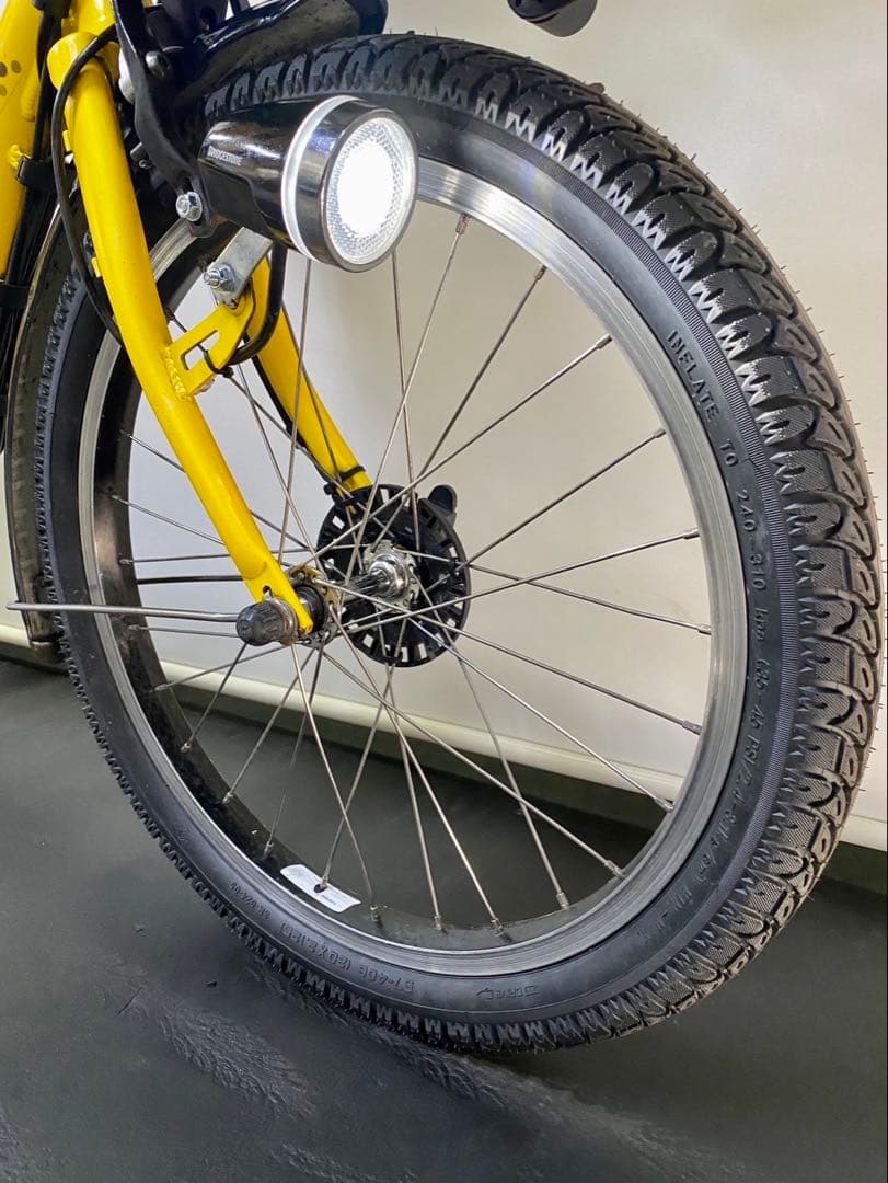 1年保証 新品部品多数　ブリヂストン　20インチ　黄色　電動アシスト自転車