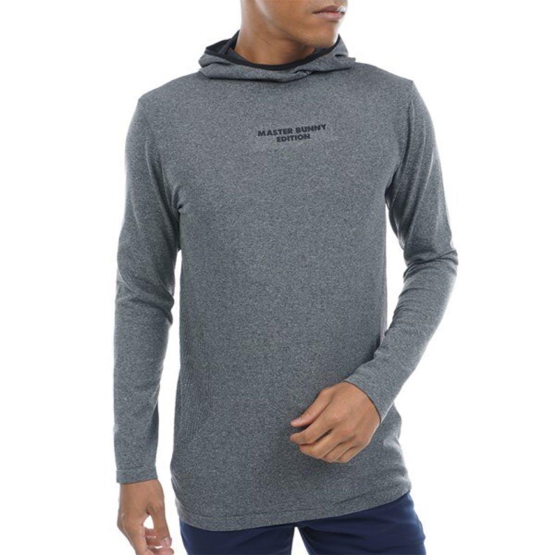 MASTER BUNNY EDITION ゲージ編みインナーパーカー長袖シャツ