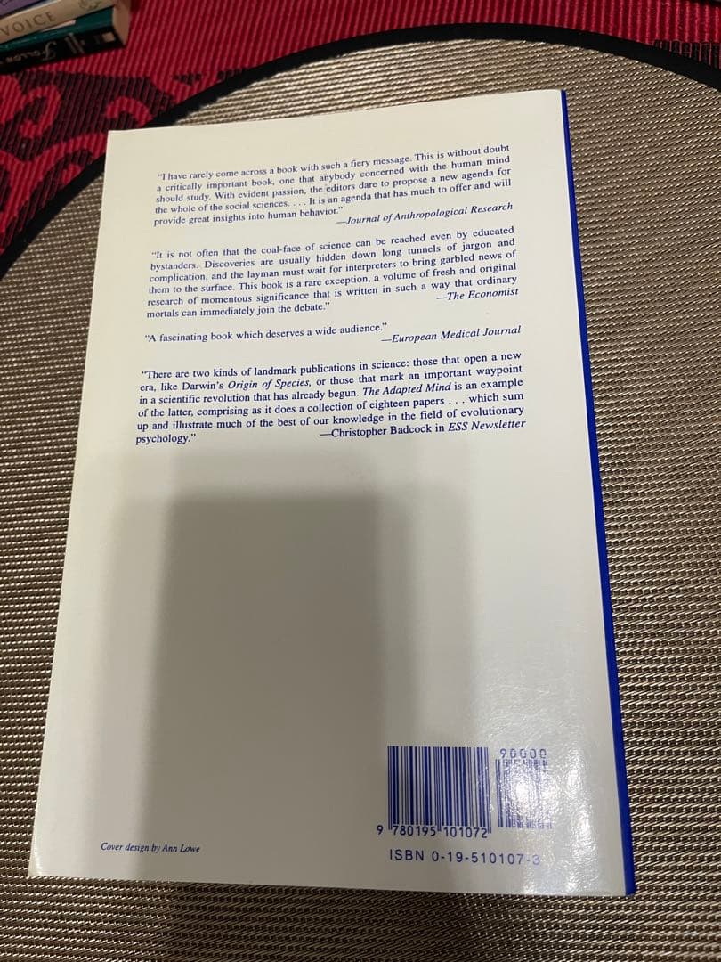 洋書 The Adapted Mind Evolutionary Psychology