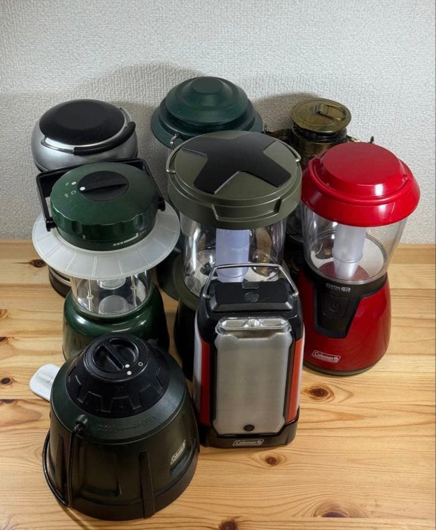 キャンプ用ランタンの まとめ売りセット（12点）