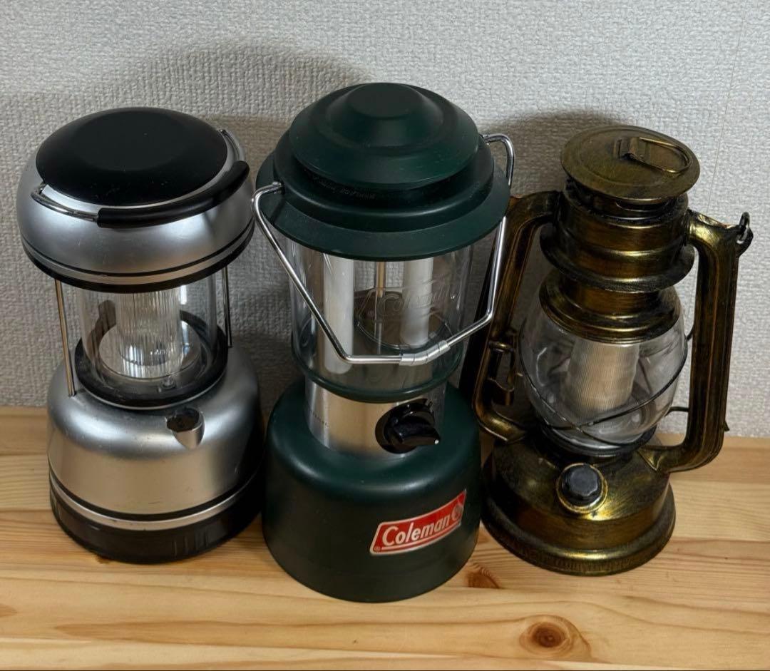 キャンプ用ランタンの まとめ売りセット（12点）