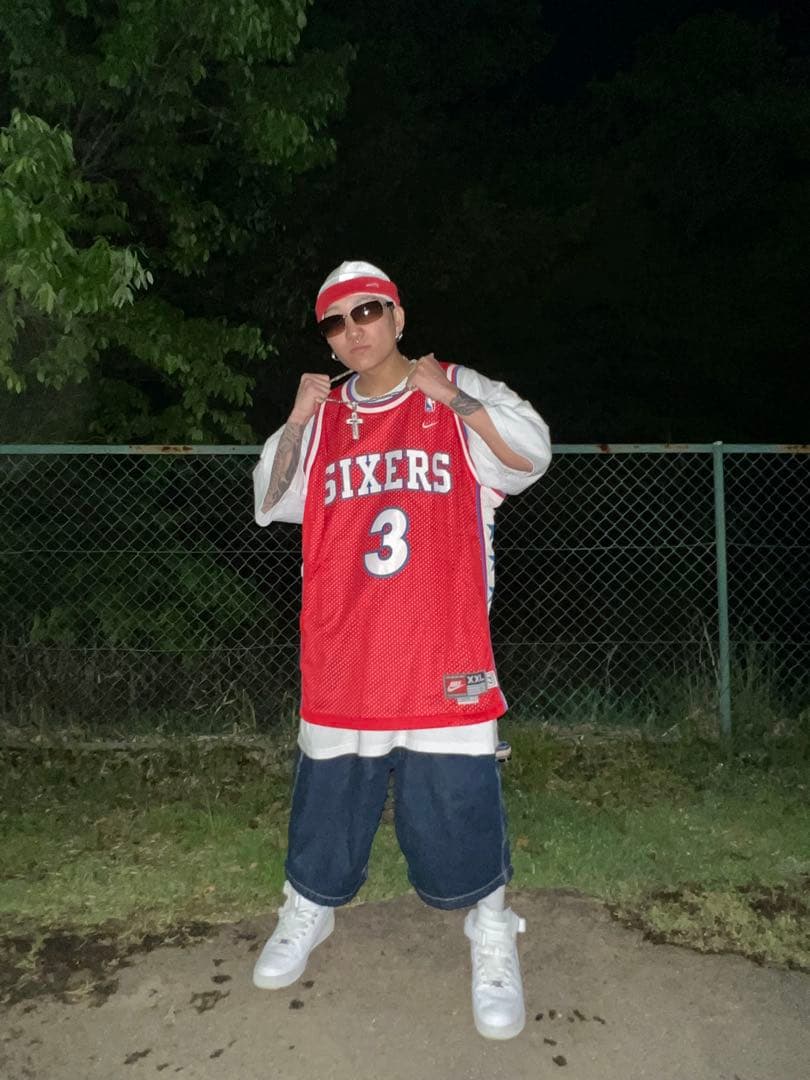 NIKE SIXERS IVERSON 3 NBA バスケ ユニフォーム