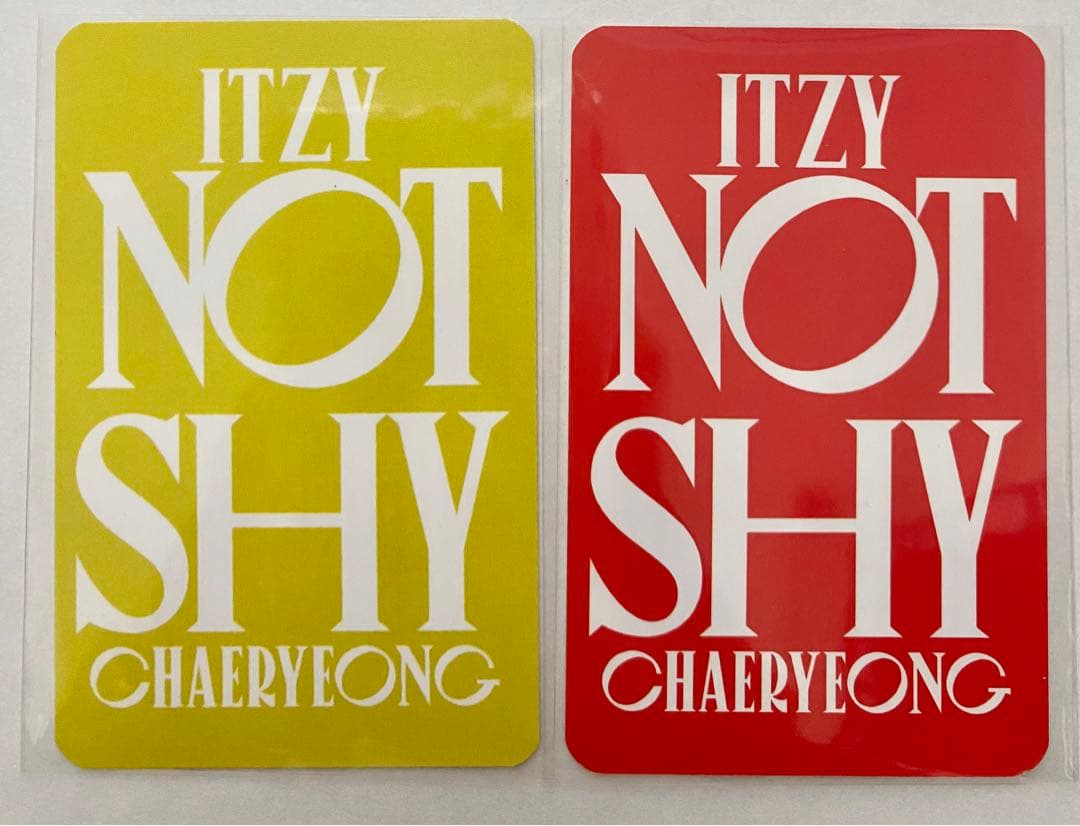 匿名配送 ITZY not shy チェリョン MMT トレカ