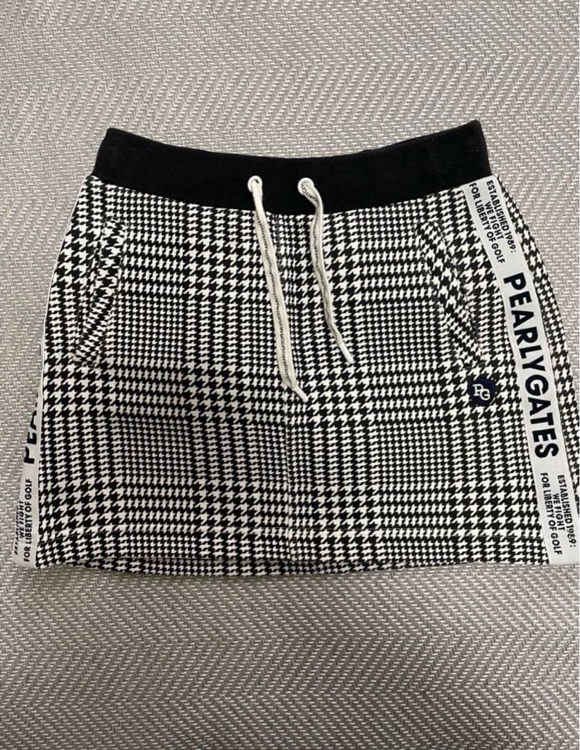 PEARLY GATES チェック柄 フーディ スカートセット サイズ0