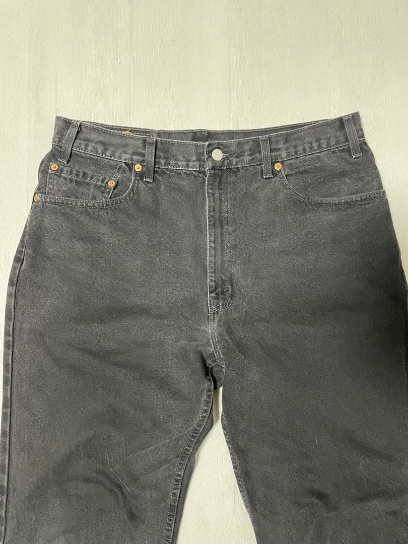 90s Levi's 505 USA製 ブラック デニム W38 L32