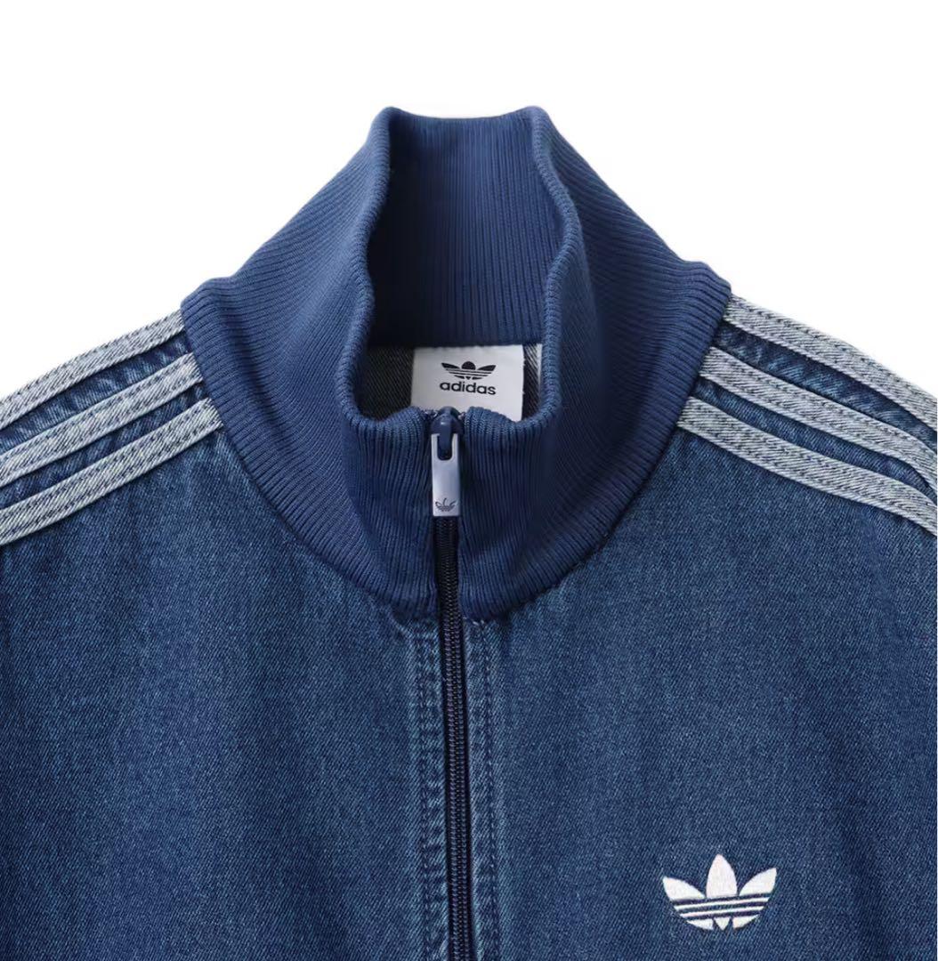 ジャケット・アウター adidas DENIM FIREBIRD TRACKTOP
