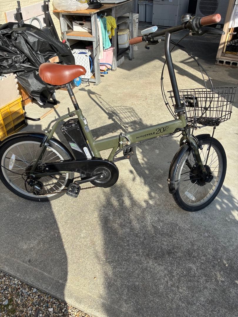 アイジュ、パスピエ20R電動アシスト自転車 折りたたみ