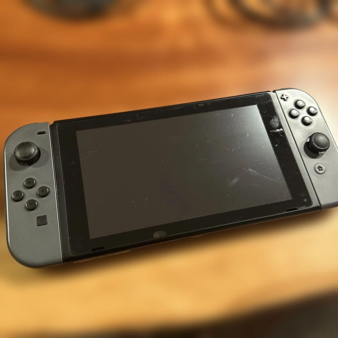 Nintendo Switch 本体 グレー 付属品あり 完動品