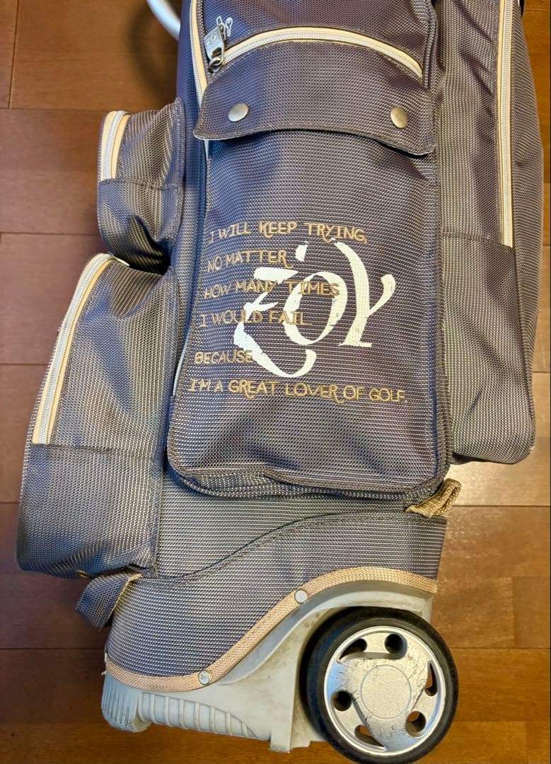 Zoy キャスター&ハンドル付きキャディバッグ