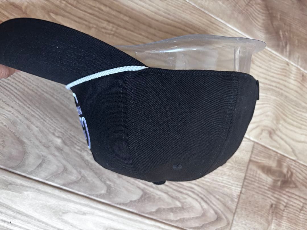 サークルロゴ ロープキャップ　ブラック