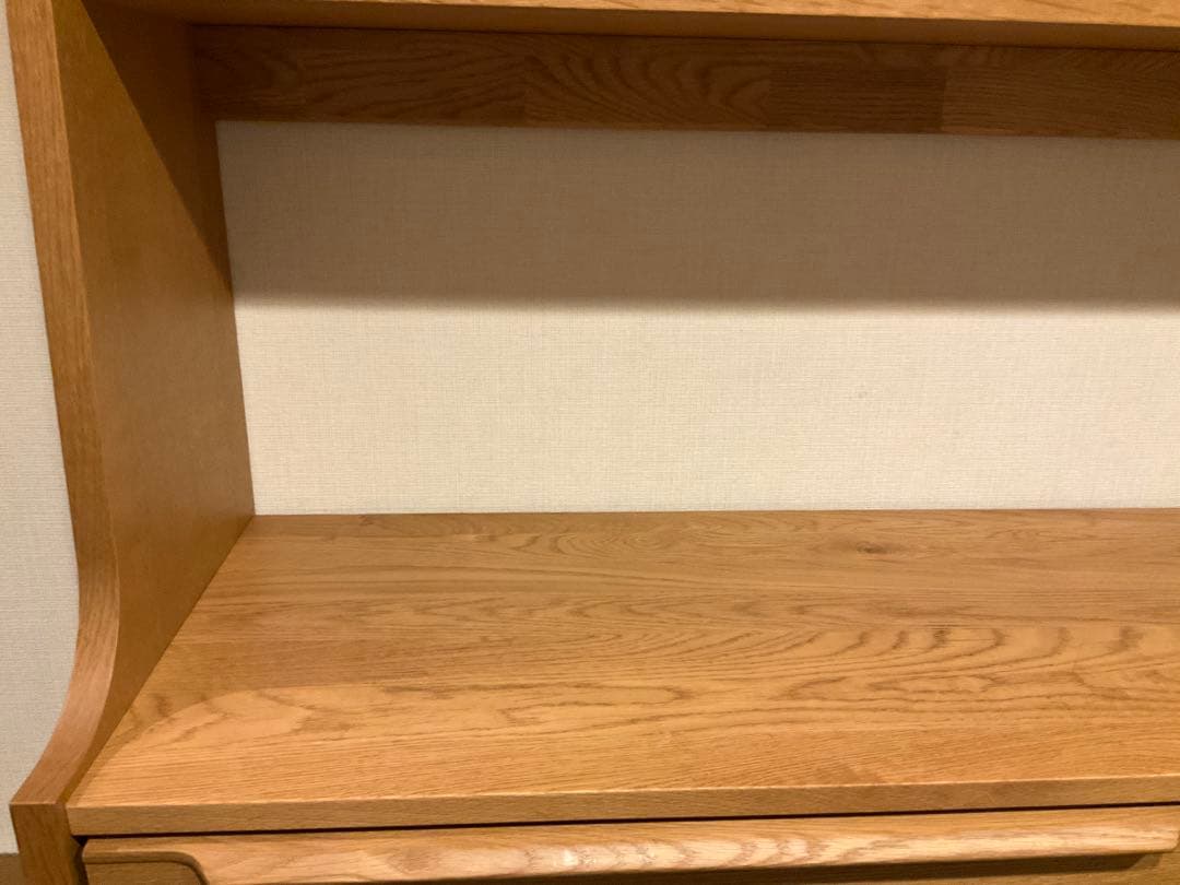 k*n様 ダイニングボード/ホワイトオーク/スライドレール/無垢材/食器棚