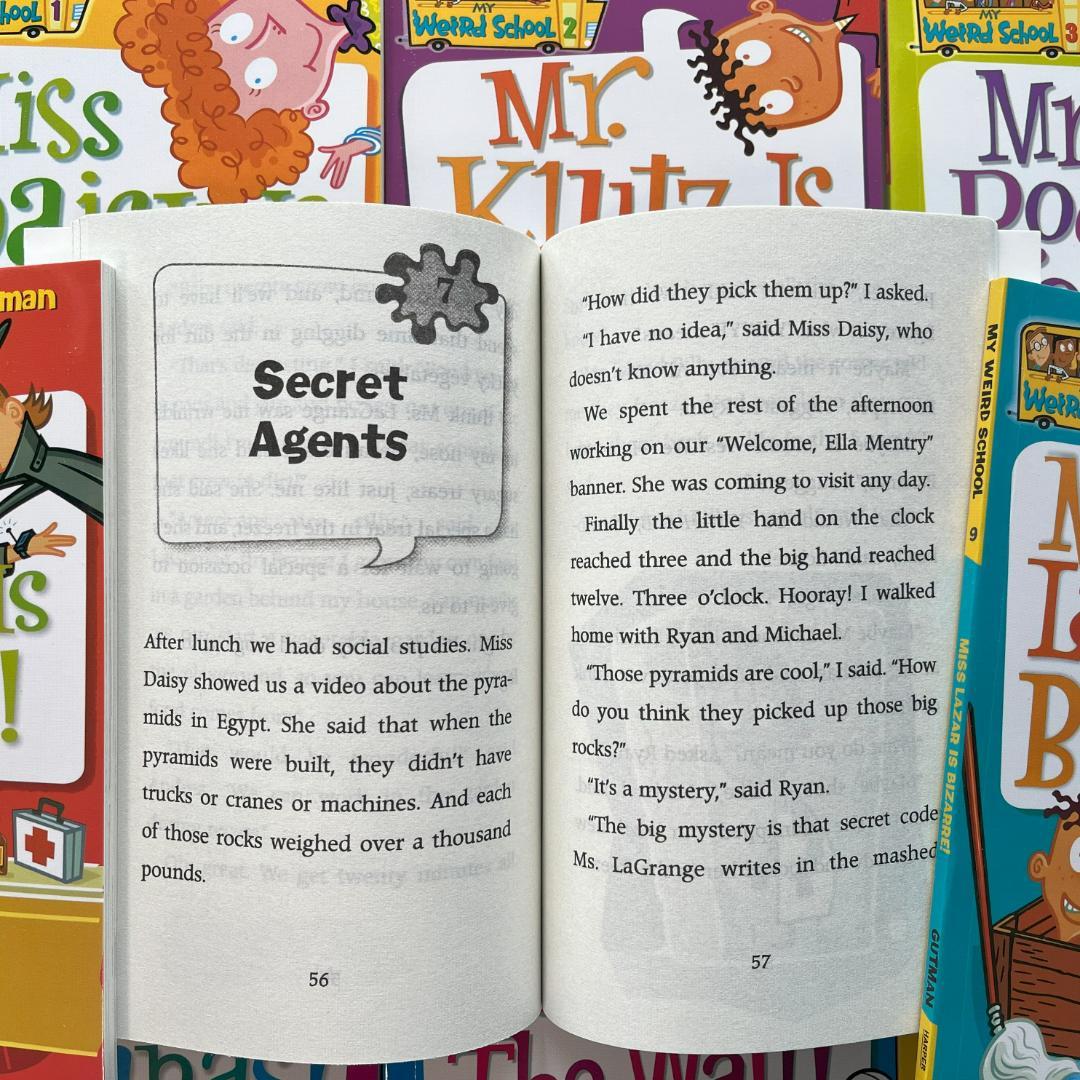 My weird school シリーズ1-5絵本69冊　57冊分音源付