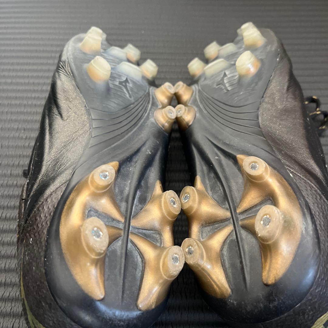 Mizuno レビュラ2V1 Japan カンガルー25.5 ブラック/ゴールド