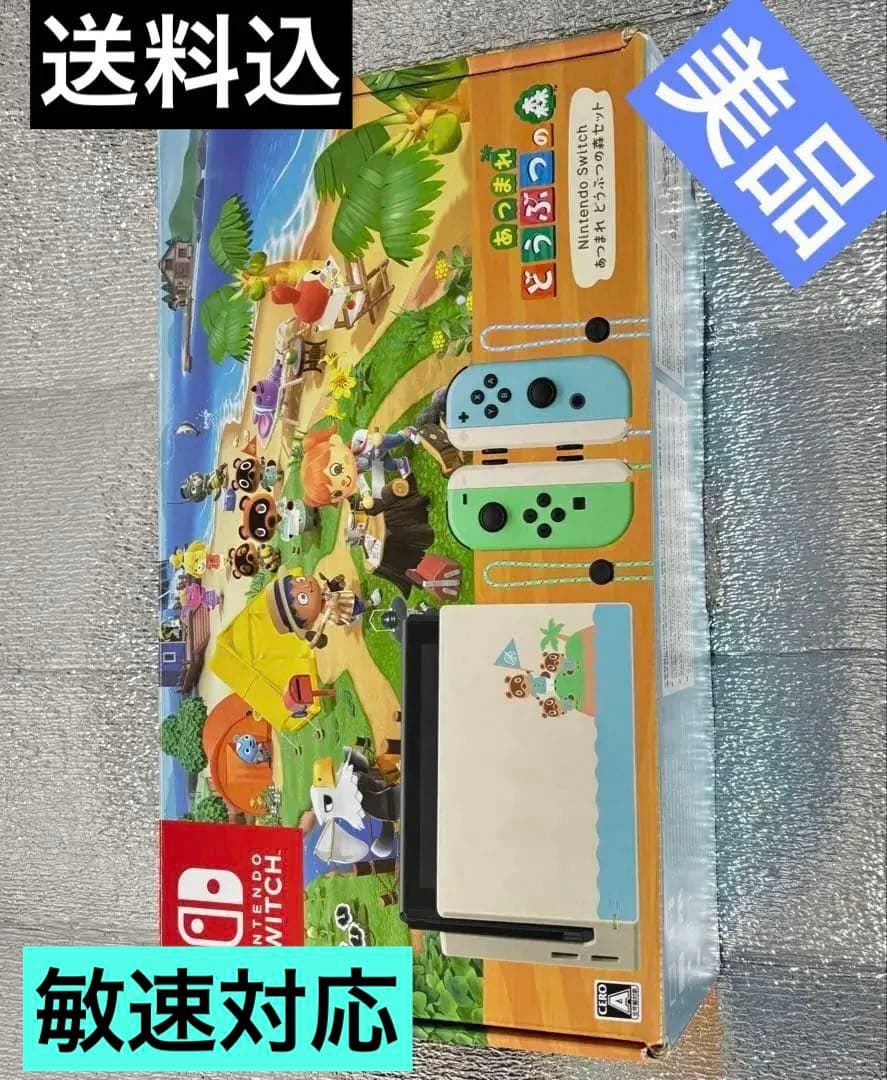 【送料込】Nintendo Switch あつまれどうぶつの森セット《敏速対応》