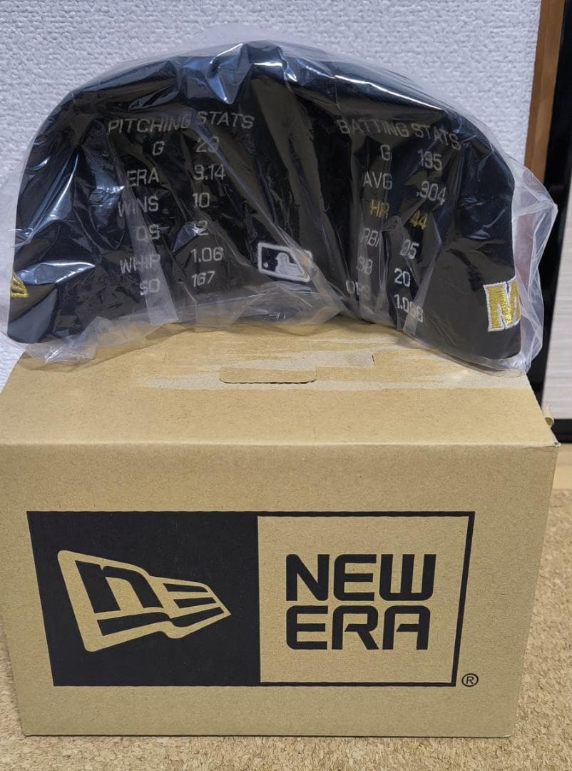 【7 3/8】NEWERA 大谷翔平 ホームラン王&MVP メモリアルキャップ