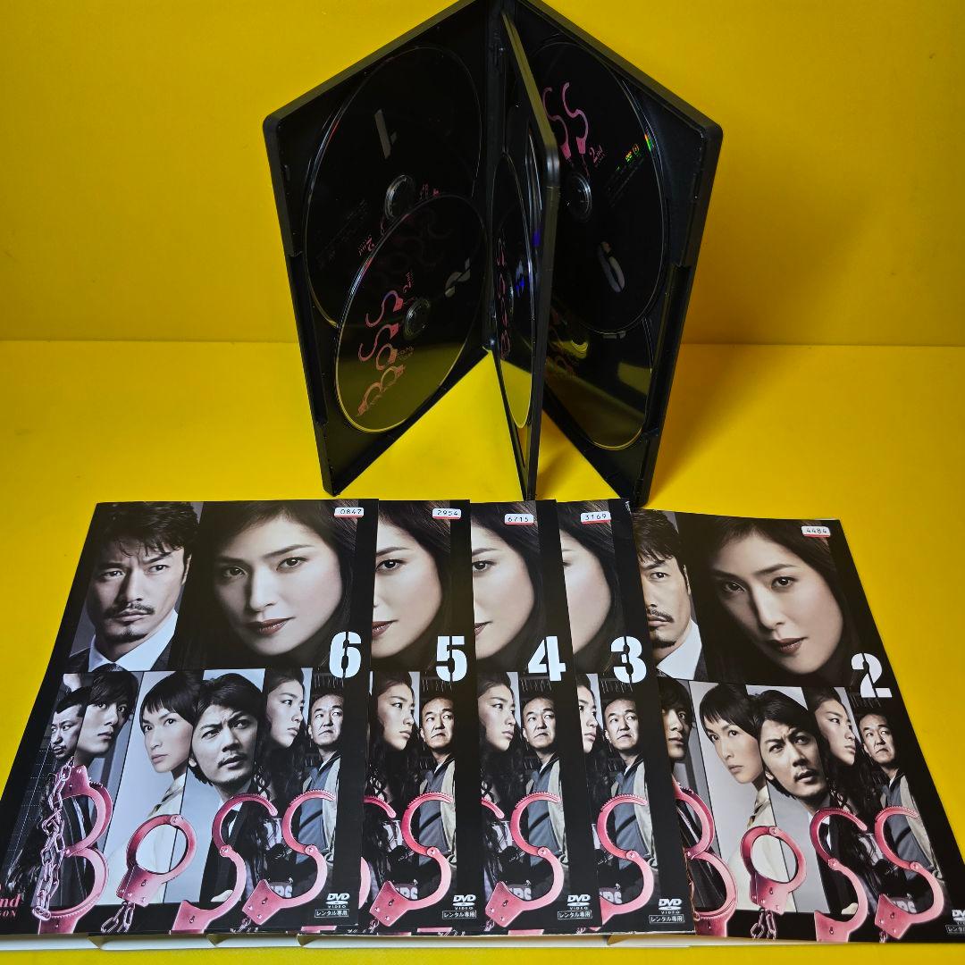 新品ケース 交換済　BOSS ボス 1st＋2nd SEASON DVD全12巻